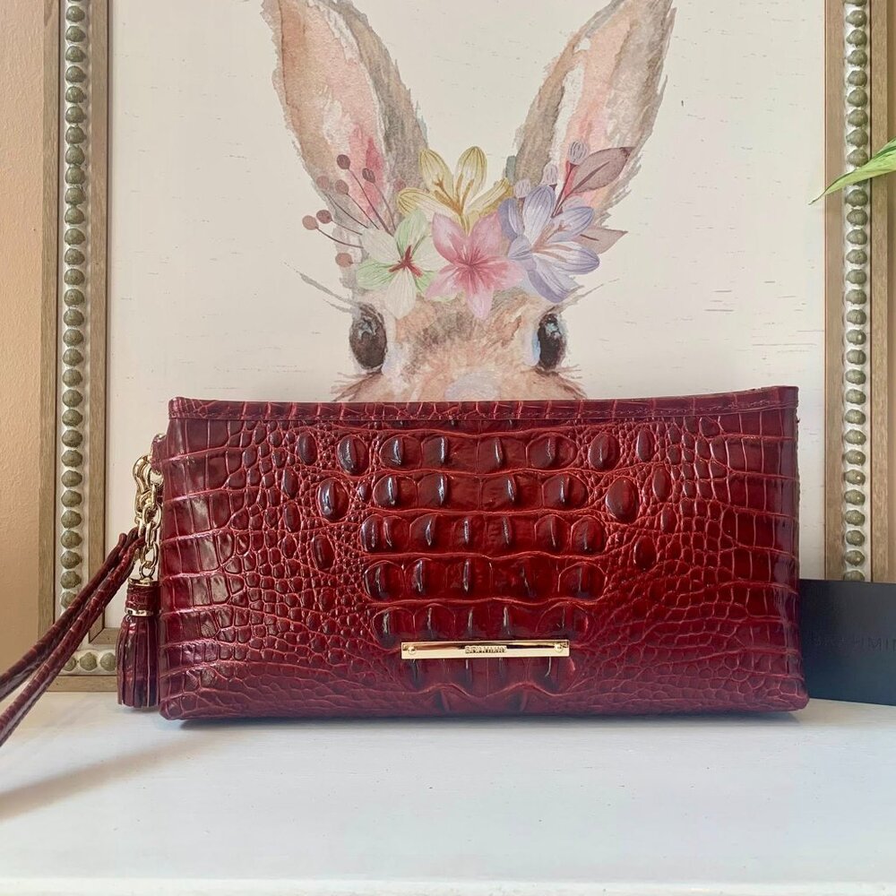 Brahmin Kayla Cranberry used once